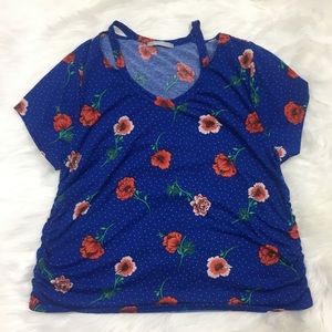 Sweet Rain Woman Top Shirt Open Shoulder SZ 3X